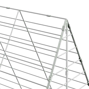 Hönshus 2 pcs Silver 600 x 100 x 210 cm Galvaniserat Stål