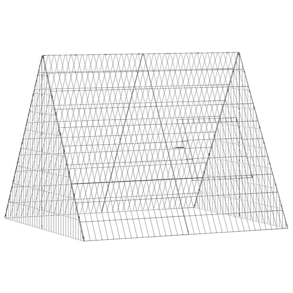 Hönshus Silver 110 x 100 x 85 cm Galvaniserat stål