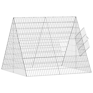 Hönshus Silver 110 x 100 x 85 cm Galvaniserat Stål