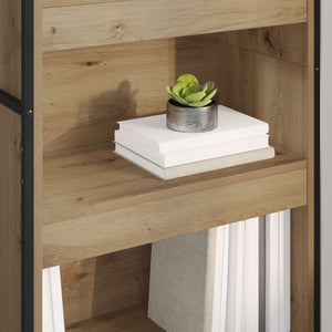 Bokskåp 2 pcs Artisan Ek 80 x 30 x 155 cm Konstruerat trä