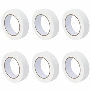 Målartape 6 pcs Vit 30mm x 50m Papper
