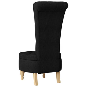 Slipperfåtölj Svart 56,5 x 70 x 110 cm tyg