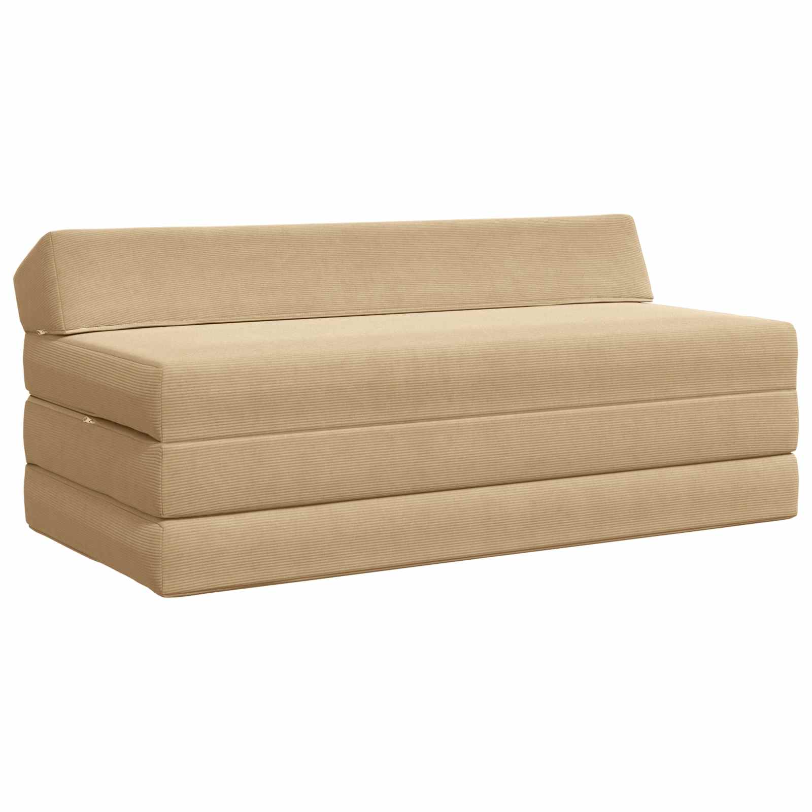 Fällbar Soffbed Grön grå 120 x 60 x 49 cm Tyg