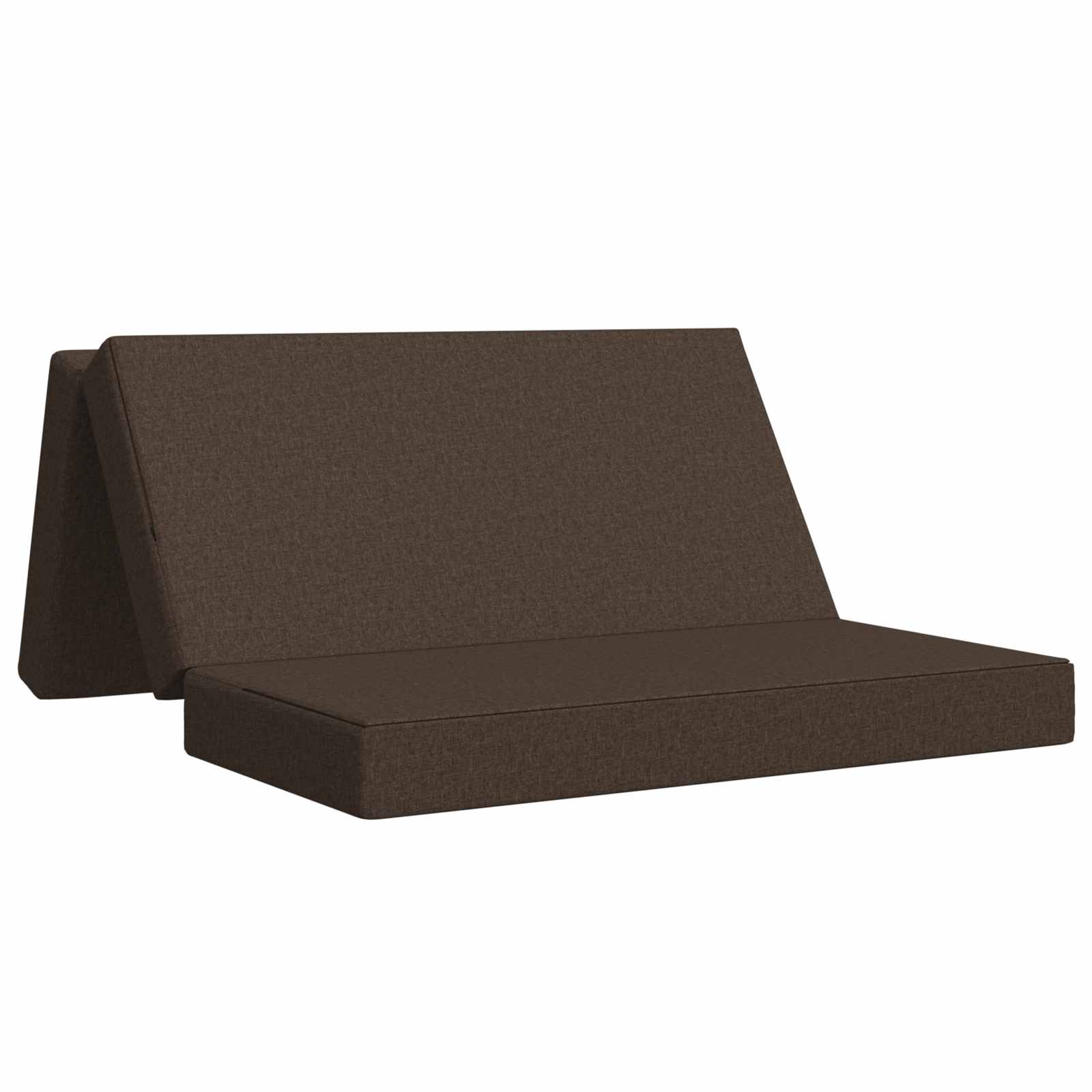 Fällbar Soffbed 120 x 67 x 45 cm Taupe