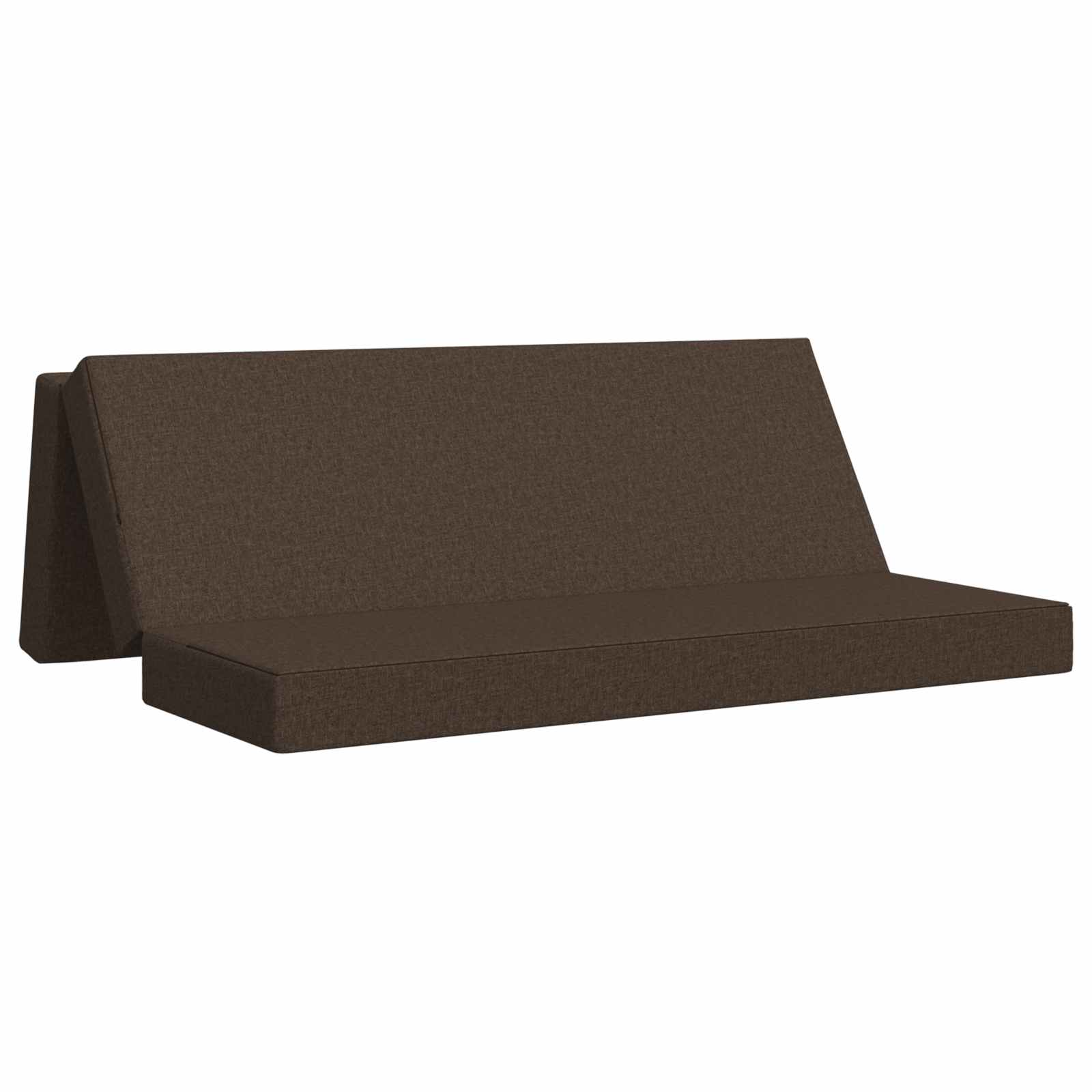Fällbar Soffbed 180 x 67 x 45 cm Taupe