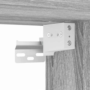 Badrumsspegelskåp Grå Sonoma 60 x 20 x 60 cm Konstruerat trä