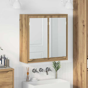 Badrumsspegelskåp Artisan Ek 60 x 20 x 60 cm Konstruerat trä