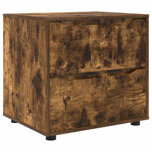 Förvaringsskåp Rökt ek 60 x 48 x 57 cm Konstruerat trä