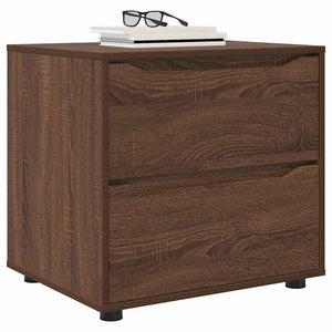 Förvaringsskåp Brun Ek 60 x 48 x 57 cm Konstruerat trä