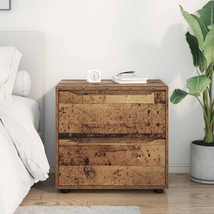 Förvaringsskåp Gammalt trä 60 x 48 x 57 cm Konstruerat trä