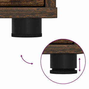 Förvaringsskåp Rökt ek 40 x 48 x 57 cm Konstruerat trä