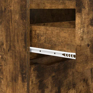 Förvaringsskåp Rökt ek 80 x 31 x 81 cm Konstruerat trä