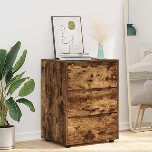 Förvaringsskåp Rökt ek 60 x 48 x 81 cm Konstruerat trä