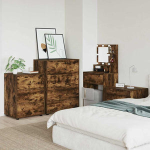 Förvaringsskåp Rökt ek 60 x 48 x 81 cm Konstruerat trä