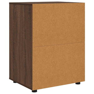 Förvaringsskåp Brun Ek 60 x 48 x 81 cm Konstruerat trä