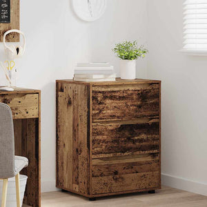 Förvaringsskåp Gammalt trä 60 x 48 x 81 cm Konstruerat trä