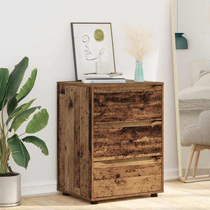 Förvaringsskåp Gammalt trä 60 x 48 x 81 cm Konstruerat trä