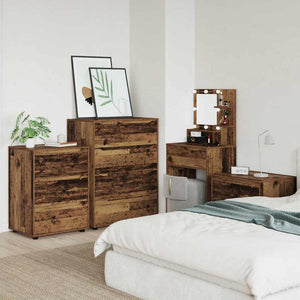 Förvaringsskåp Gammalt trä 60 x 48 x 81 cm Konstruerat trä