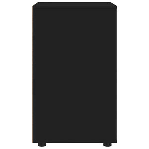 Förvaringsskåp Svart 40 x 48 x 81 cm Konstruerat trä