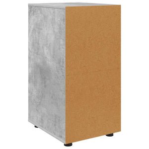 Förvaringsskåp Betonggrå 40 x 48 x 81 cm Konstruerat trä