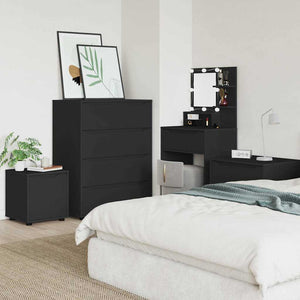 Badrumsskåp Svart 40,5 x 40 x 44 cm Konstruerat trä