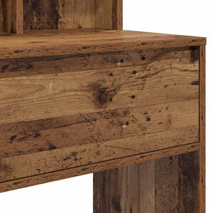 Sängrum Smyckesbord med låda Gammalt trä 80 x 39,6 x 135 cm
