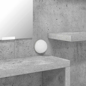 Sängrum Smyckesbord med låda Betonggrå 80 x 39,6 x 135 cm