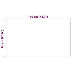 Fusk Skinnmatta Tafalla Rosa 60 x 110 cm Polyester