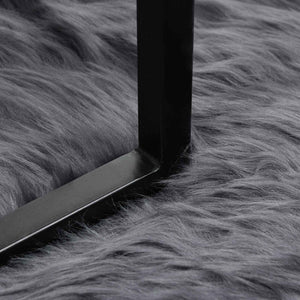 Fusk Skinnmatta Tafalla Antracit 200 x 200 cm Polyester