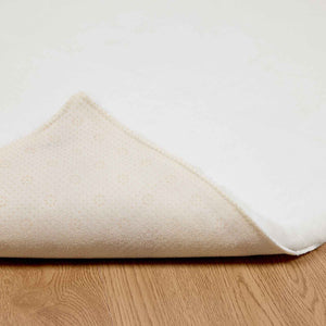 Fusk-kaninpälsmatta Olite Vit 160 x 230 cm Polyester