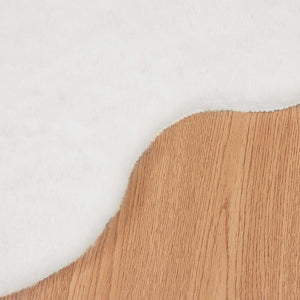Fusk-kaninpälsmatta Olite Vit 80 x 120 cm Polyester