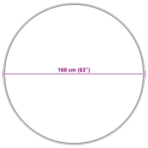 Fusk-kaninpälsmatta Olite Beige Ø 160 cm Polyester