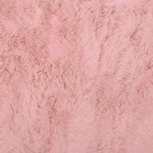 Fusk-kaninpälsmatta Olite Rosa Ø 200 cm Polyester