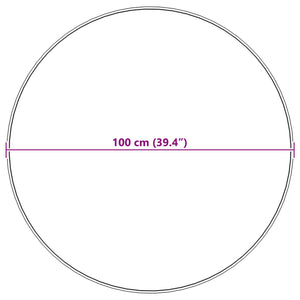 Fusk-kaninpälsmatta Olite Taupe Ø 100 cm Polyester