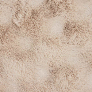 Faux Kaninpäls Filt 4 pcs Beige 150 x 220 cm Polyester