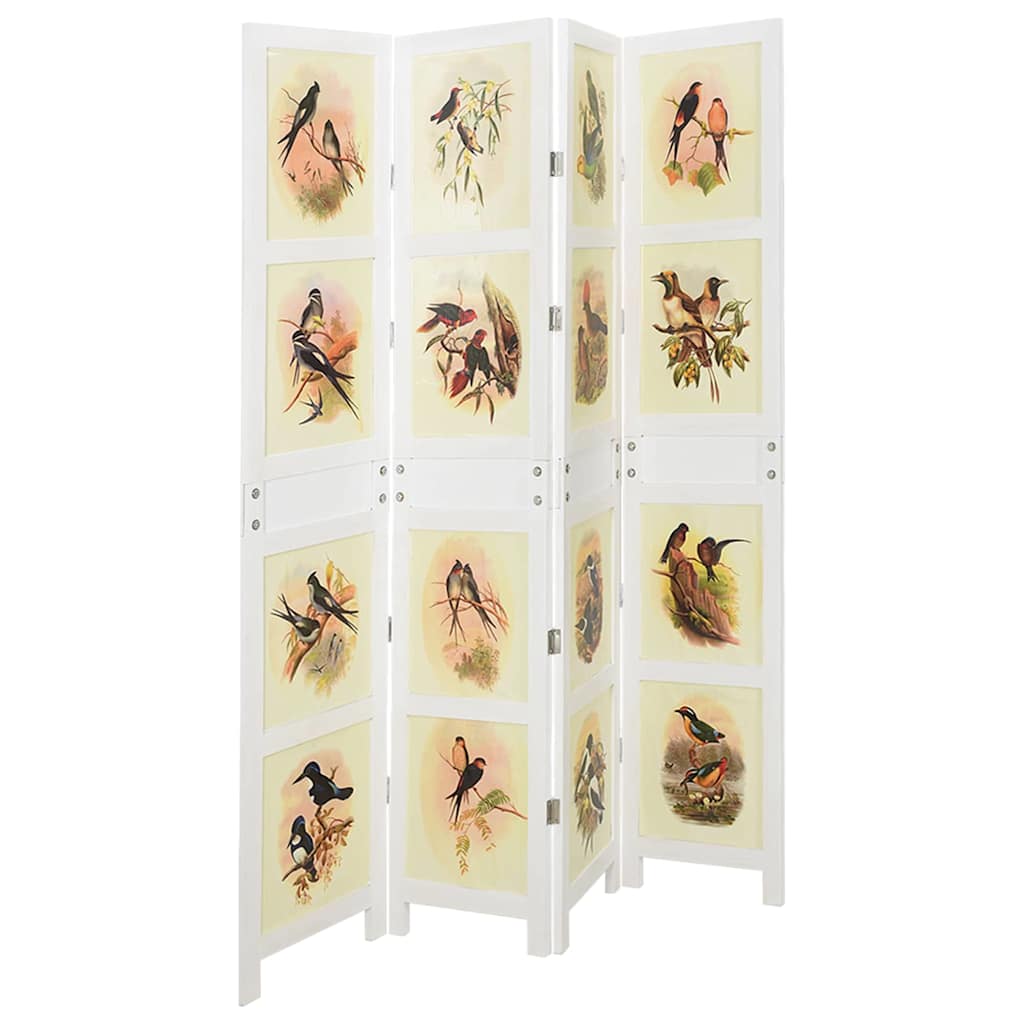 Romdivider Panel Vit 141,5 x 165 cm MDF