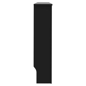 Radiatorlock 2 pcs Svart 152 x 19 x 81,5 cm Konstruerat trä