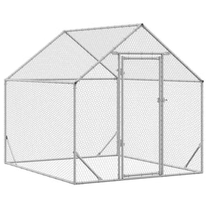 Hönshus Silver 200x170x177cm Galvaniserat Stål