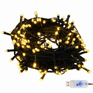 Julprydnad Set med 150 LED-lampor 61 pcs Vit Plast