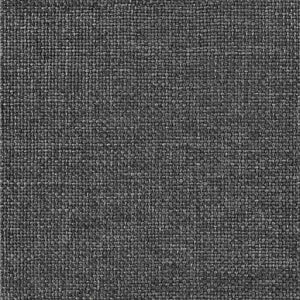 Sängram med Klädd Huvudgavel Mörkgrå 200 x 200 cm Massiv furu