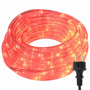 Ljuslina med 120 LED-lampor Röd 5 m PVC
