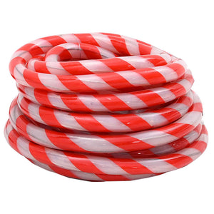 Ljuslina med 2400 LED-lampor Varmvit 100 m PVC