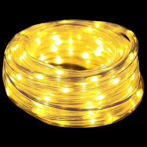 Ljuslina med 1200 LED-lampor Varmvit 50 m PVC