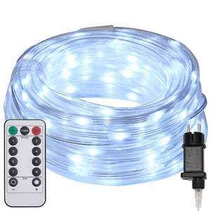 Ljuslina med 480 LED-lampor Kall Vit 20 m PVC