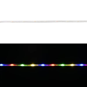 Ljuslina med 240 LED-lampor Flerfärgsdesign 10 m PVC