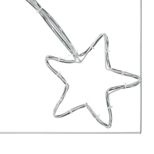 Julstjärna med 432 LED-lampor Flerfärgsdesign 180 x 57 cm PVC