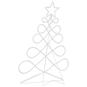 Julgran formad ljus Flerfärgsdesign 80 x 56 cm PVC