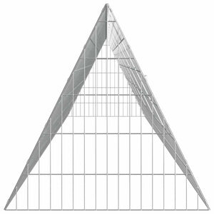 Kaninbur Silver 650 x 55 x 55 cm Galvaniserat Stål