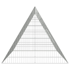 Kaninbur Silver 215 x 100 x 85 cm Galvaniserat Stål