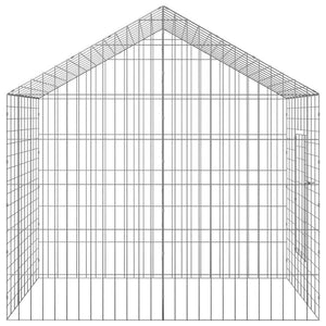 Kaninbur Silver 400 x 78 x 78 cm Galvaniserat Stål